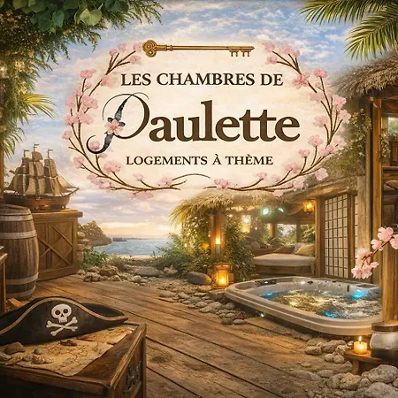 Les Chambres de Paulette Chambres à Thème Jack Sparrow Casa de hóspedes 3*